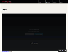 Tablet Screenshot of davidmarinero.com